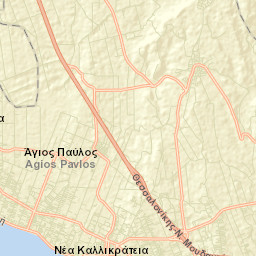 Néa Kallikráteia Street Map