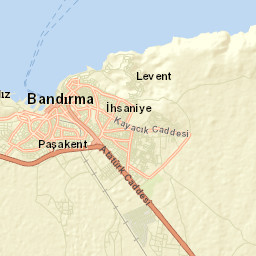 Bandırma Street Map