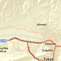 Tokat Street Map