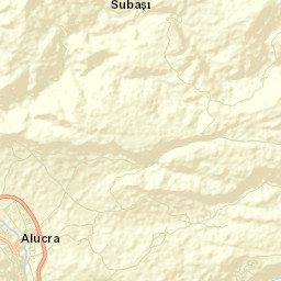 Alucra İlçesi Street Map