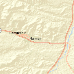Narman Street Map