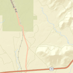 Robbers Creek California Street Map