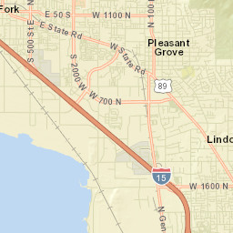 Pleasant Grove Street Map
