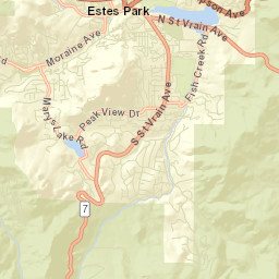1299 Rambling Drive, Estes Park, CO Street Map