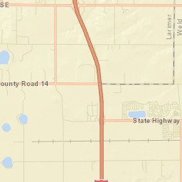 7453-7811 East County Road 16, Johnstown Street Map