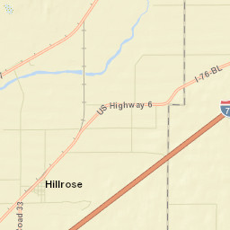 Union Colorado Street Map