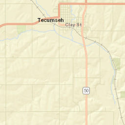 Tecumseh Street Map
