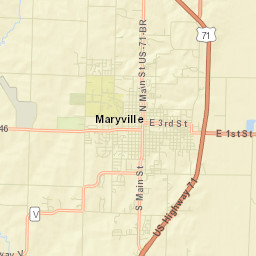 1266 Chick Avenue, Maryville, MO 64468 Street Map