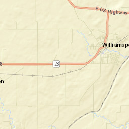 Williamsport Street Map