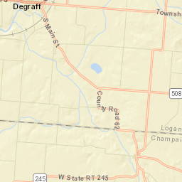 Springhills Ohio Street Map