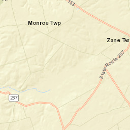 Pickrelltown Ohio Street Map