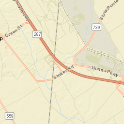 Pottersburg Ohio Street Map