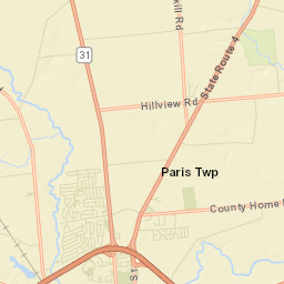 Woodview Park Ohio Street Map