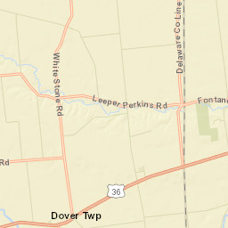 New Dover Ohio Street Map