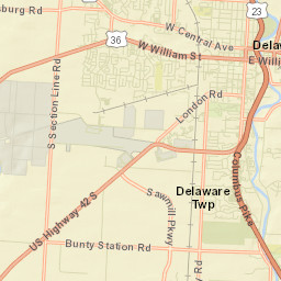 Stratford Ohio Street Map