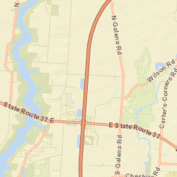 Berkshire Ohio Street Map