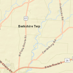 Stark Corners Ohio Street Map