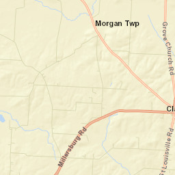 Martinsburg Ohio Street Map