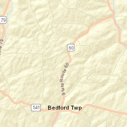 West Bedford Ohio Street Map