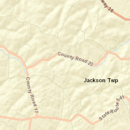 Tyrone Ohio Street Map