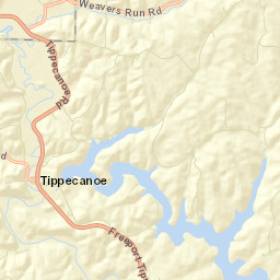 Tippecanoe Ohio Street Map