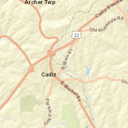 Oak Park Ohio Street Map