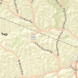 Gastonville Street Map