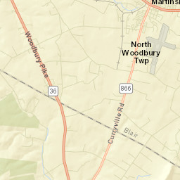Martinsburg Street Map