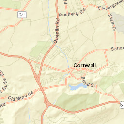 Cornwall Street Map