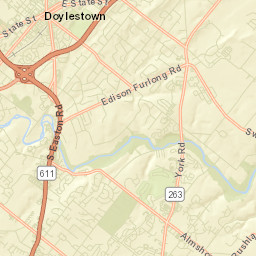 Doylestown Street Map