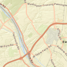 Ewing Street Map