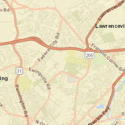 Lawrenceville Street Map