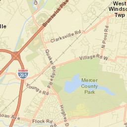 Mercer County Street Map