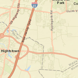 Twin Rivers Street Map