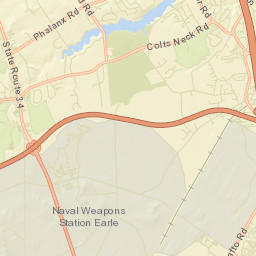 Tinton Falls Street Map