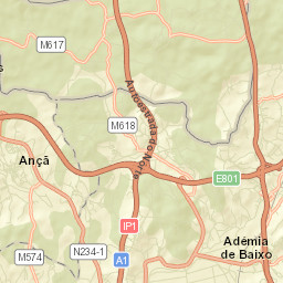 Ançã Street Map