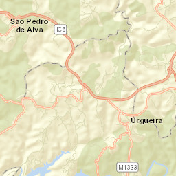 São Pedro de Alva Street Map