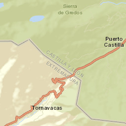 Tornavacas Street Map