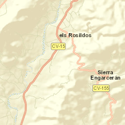 Sierra-Engarcerán Street Map