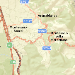 Montesano sulla Marcellana Street Map