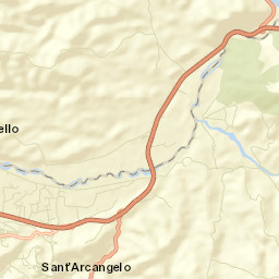 Sant'Arcangelo Street Map