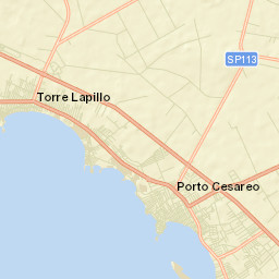 Porto Cesareo Street Map