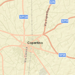 Copertino Street Map