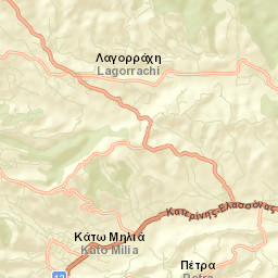 Káto Miliá Street Map