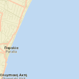Paralía Street Map