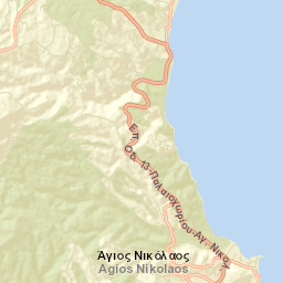 Ágios Nikólaos Street Map
