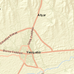 Yenişehir Street Map