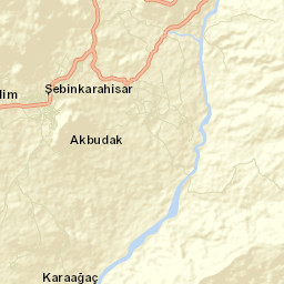 Şebin Karahisar Street Map