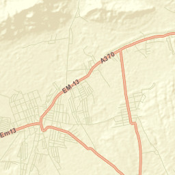 Nookat Street Map