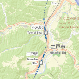 Ninohe Street Map